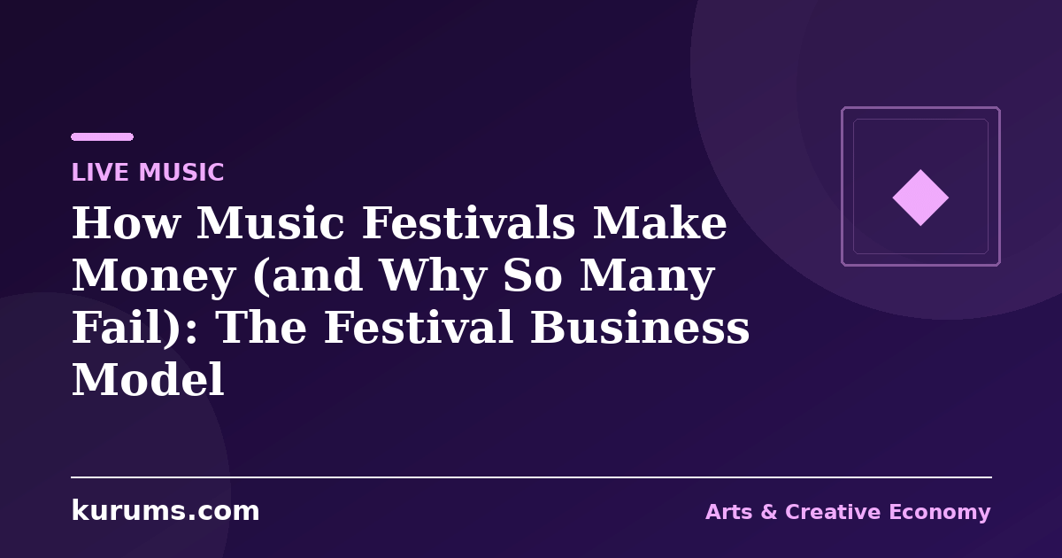 How Music Festivals Make Money (and Why So Many Fail): The Festival Business Model