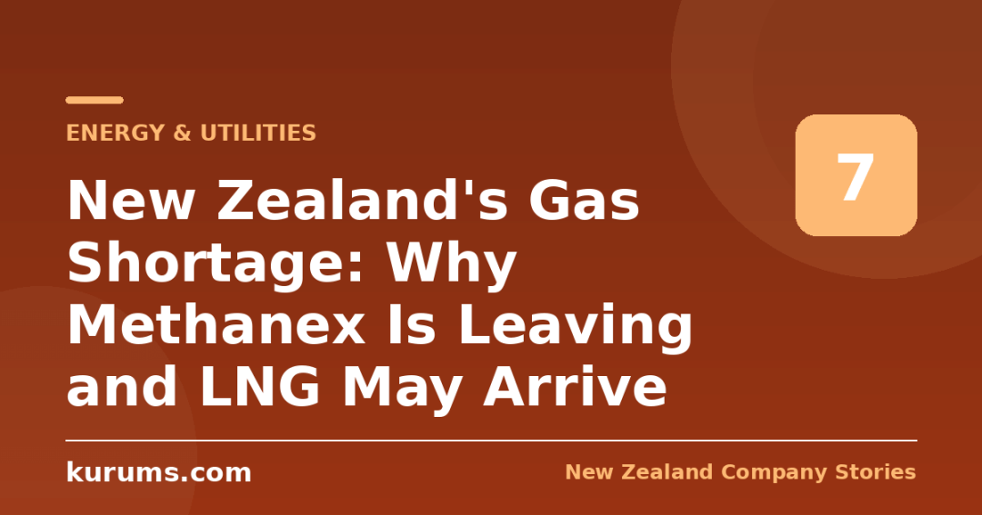 New Zealand’s Gas Shortage: Why Methanex Is Leaving and LNG May Arrive