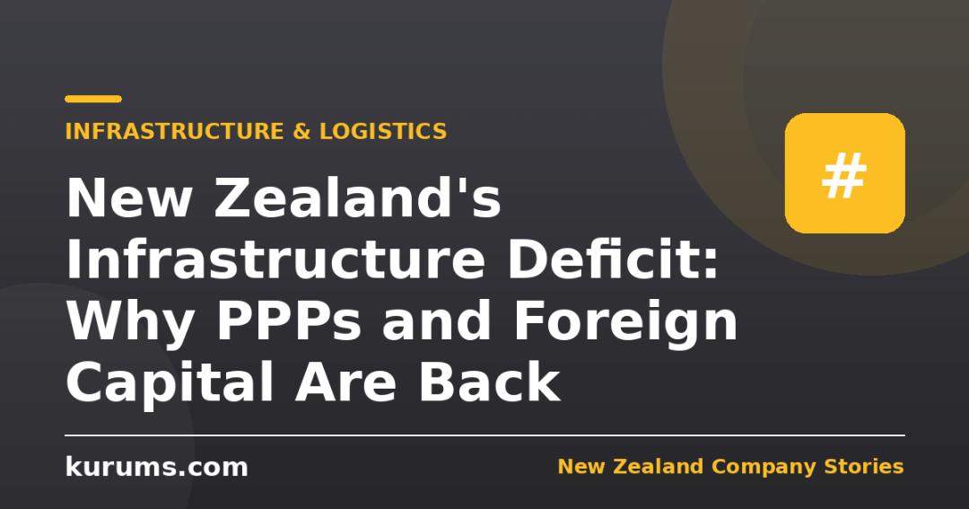 New Zealand’s Infrastructure Deficit: Why PPPs and Foreign Capital Are Back