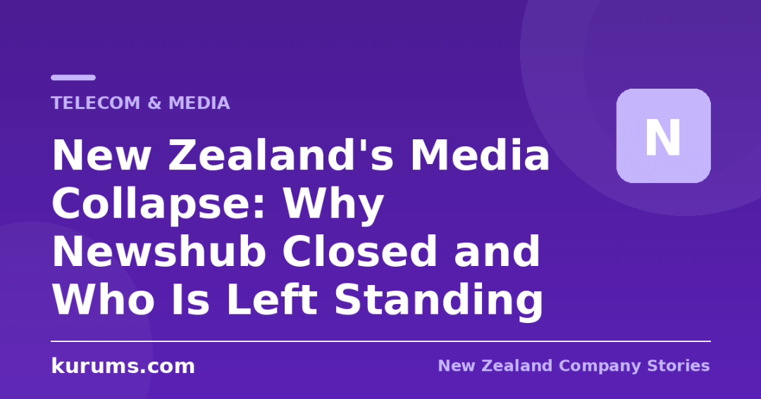 New Zealand’s Media Collapse: Why Newshub Closed and Who Is Left Standing