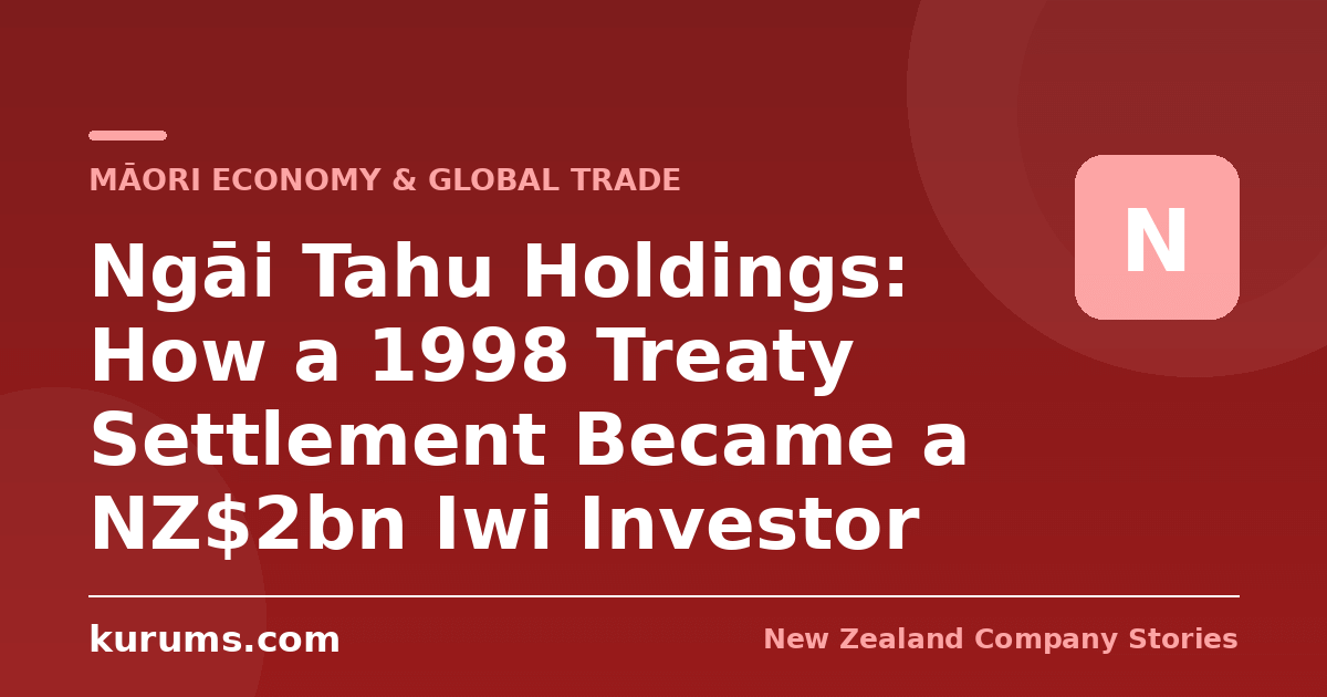Ngāi Tahu Holdings: How a 1998 Treaty Settlement Became a NZ$2bn Iwi Investor