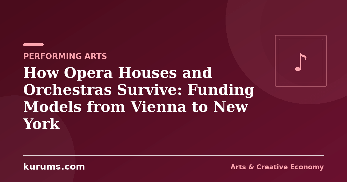 How Opera Houses and Orchestras Survive: Funding Models from Vienna to New York