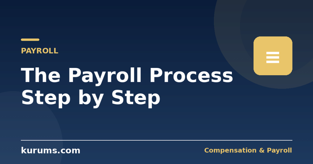 The Payroll Process Step by Step: Gross-to-Net, Controls and Year-End