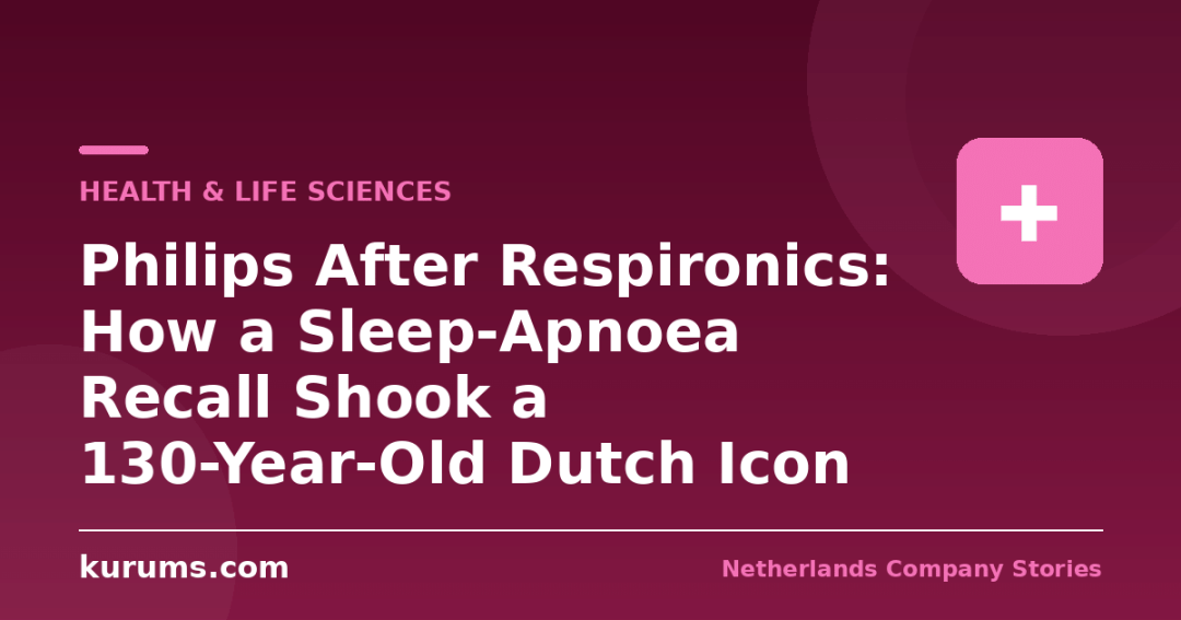 Philips After Respironics: How a Sleep-Apnoea Recall Shook a 130-Year-Old Dutch Icon