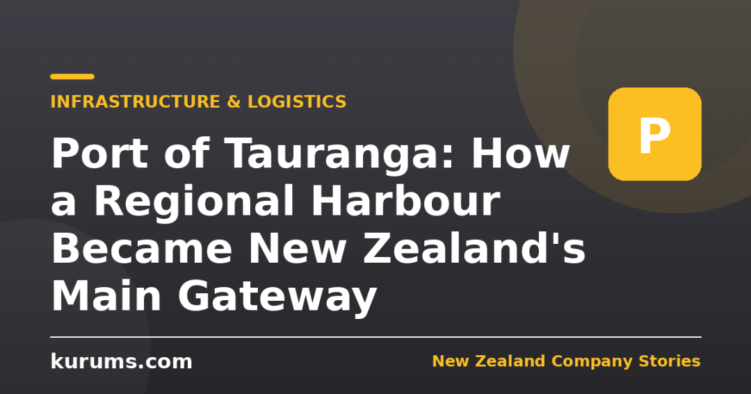 Port of Tauranga: How a Regional Harbour Became New Zealand’s Main Gateway