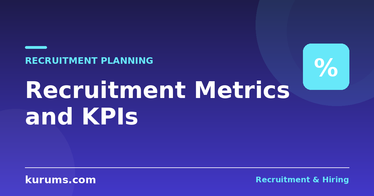 Recruitment Metrics and KPIs: Time to Fill, Cost per Hire, Quality of Hire and More