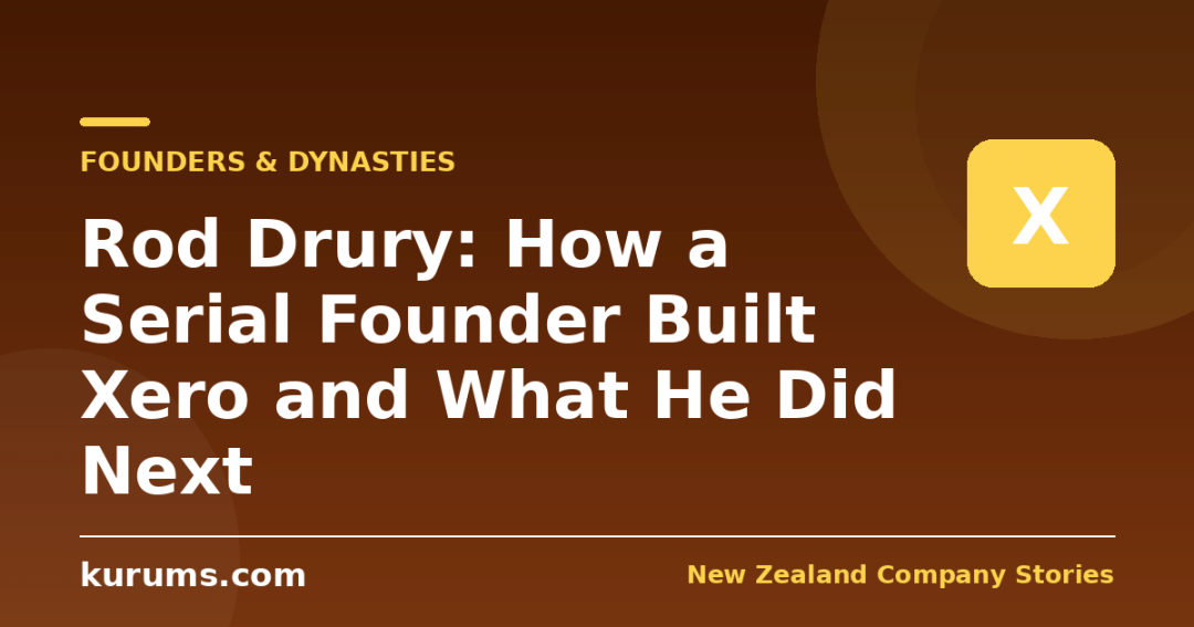 Rod Drury: How a Serial Founder Built Xero and What He Did Next