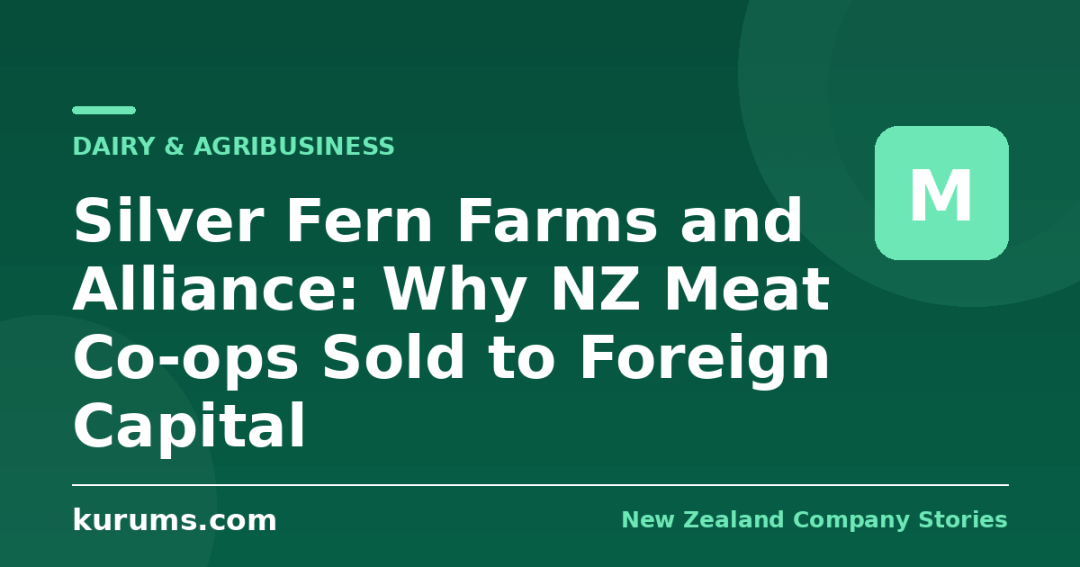 Silver Fern Farms and Alliance: Why NZ Meat Co-ops Sold to Foreign Capital