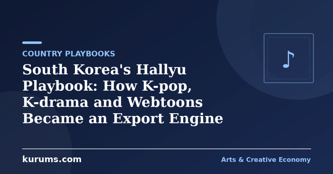 South Korea’s Hallyu Playbook: How K-pop, K-drama and Webtoons Became an Export Engine