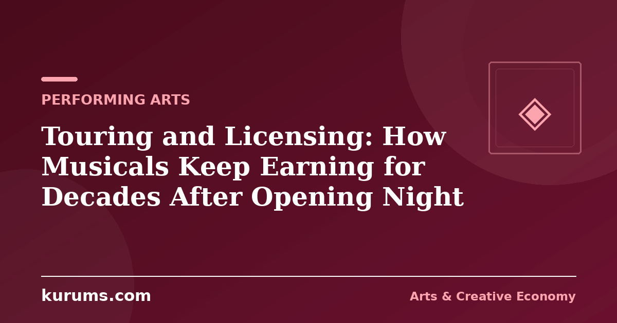 Touring and Licensing: How Musicals Keep Earning for Decades After Opening Night