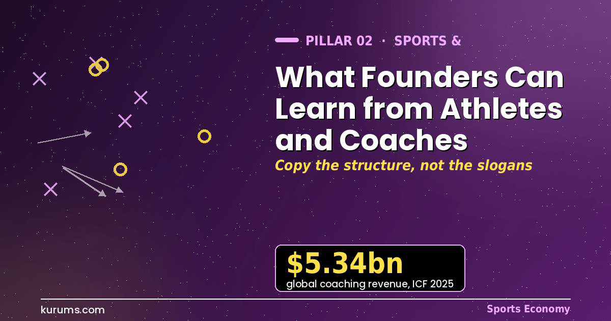 What Founders Can Learn from Athletes and Coaches
