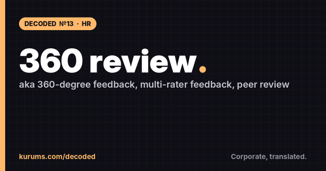 360 review explained for Gen Z — Kurums Decoded cover