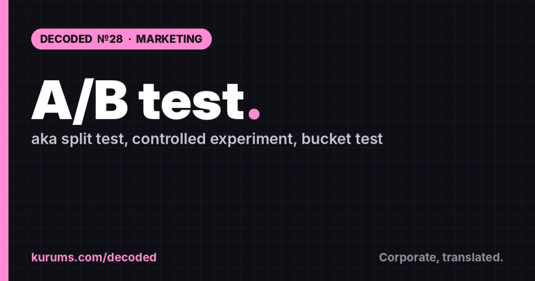 A/B test, Decoded: What It Actually Means