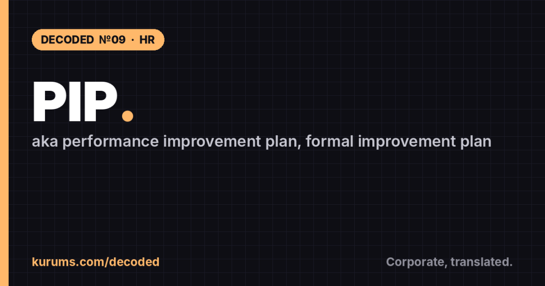 PIP explained for Gen Z — Kurums Decoded cover