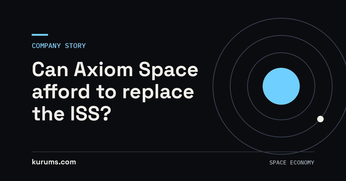 Can Axiom Space afford to replace the ISS?