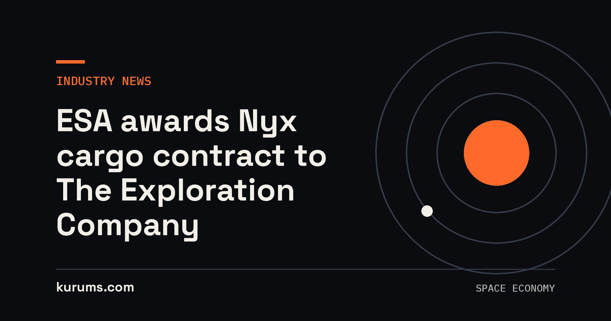 ESA awards Nyx cargo contract to The Exploration Company