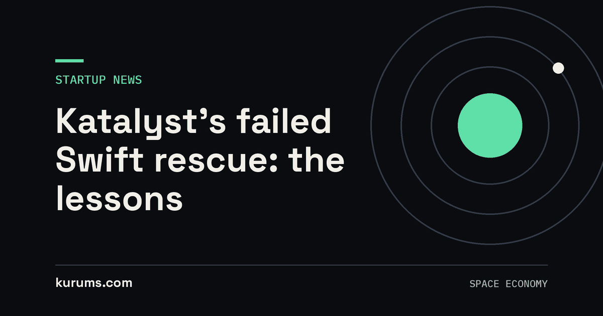 Katalyst's failed Swift rescue: the lessons