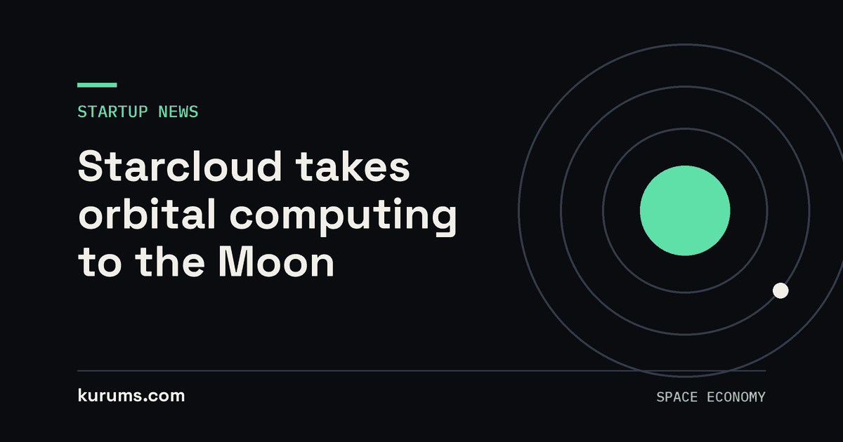 Starcloud takes orbital computing to the Moon