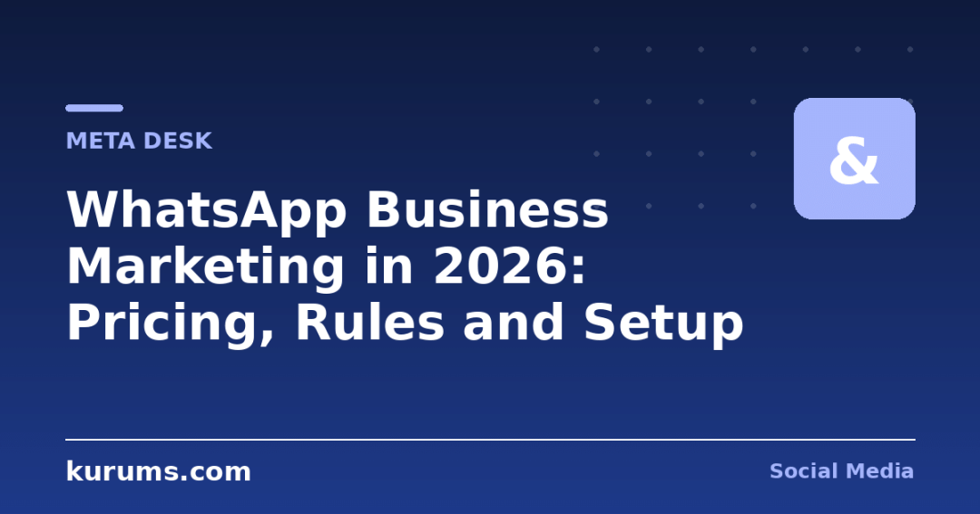 WhatsApp Business Marketing in 2026: Pricing, Rules and Setup